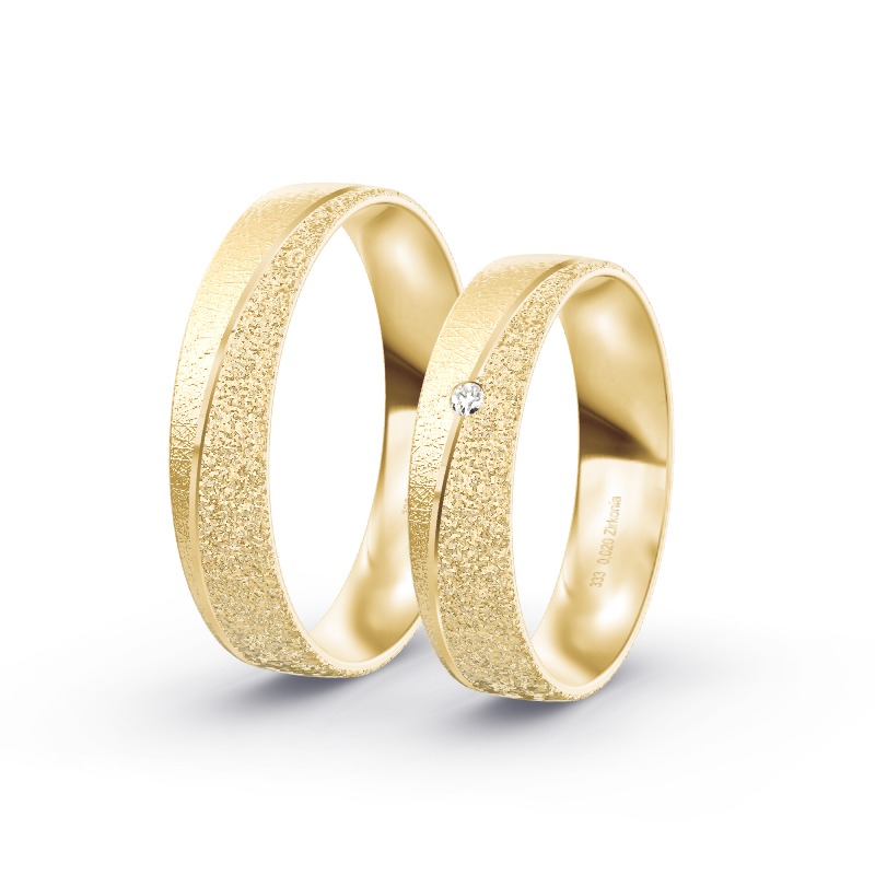 2 Trauringe / Eheringe Gelbgold - Modell 1597 Herzogenaurach