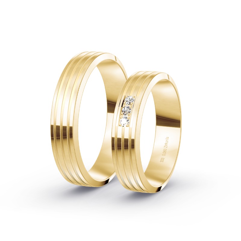 2 Eheringe / Partnerringe Gelbgold Modell 2117 Castrop-Rauxel